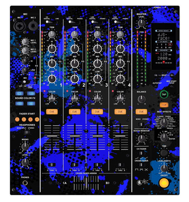 Pioneer DJ DJM 800 Skin Conflict Blue